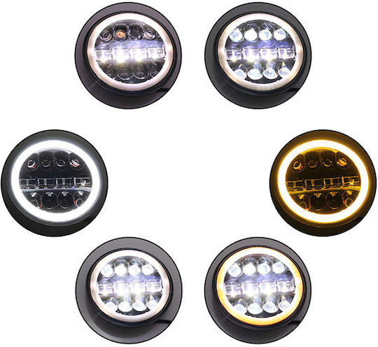 Front Lights Led 12V for Suzuki LJ Jeep Wrangler / CJ