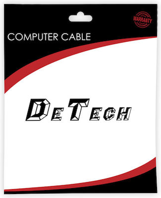 De Tech HDMI 1.4 Geflochten Kabel HDMI-Stecker - HDMI-Stecker 15m Schwarz