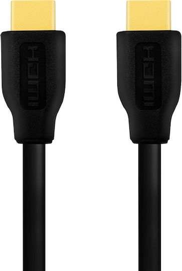 LogiLink Cabluri HDMI 2.0 Premium High Speed 4K 60Hz HDR Cablu HDMI De Sex Masculin - HDMI De Sex Masculin 2m Negru