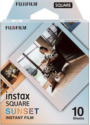 Fujifilm Color Instax Square Sunset Φιλμ Sheet (10 Exposures)