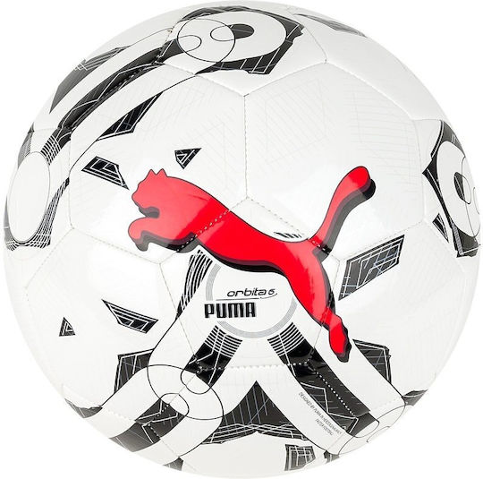 PUMA Orbita 6 MS Μπάλα Ποδοσφαίρου Λευκή