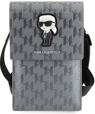 Karl Lagerfeld Sock & Pouch Gray