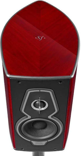 Sonus Faber Homage Guarneri G5 Ζεύγος Ηχείων Hi-Fi Βιβλιοθήκης 30W 2 Δρόμων Κόκκινο