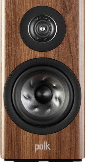Polk Audio Reserve R100 Ζεύγος Ηχείων Hi-Fi Βιβλιοθήκης 2 Δρόμων Π16.6xΒ25.95xΥ35.4εκ. Καρυδιά