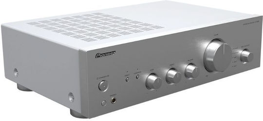 Pioneer A-10AE Ολοκληρωμένος Ενισχυτής Hi-Fi Stereo 50W/4Ω 30W/8Ω A10AESMGP Ασημί