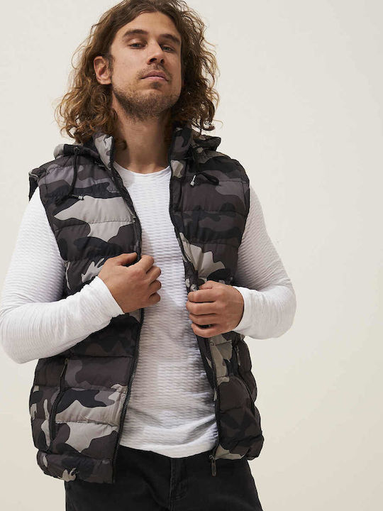 Men's Jacket Sleeveless Camouflage Jacket