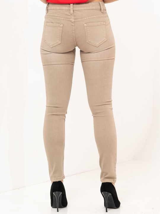 Women's Chino pants with Narrow Line