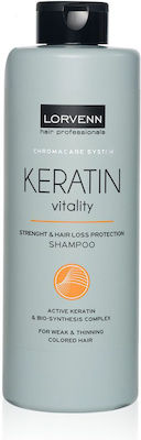 Lorvenn Keratin Vitality Shampoos Against Hair Loss for All Hair Types 1000ml