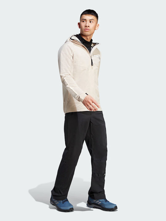 Terrex Geacă Softshell Iarna Waterproof și Cu Protecție Împotriva Vântului Bej