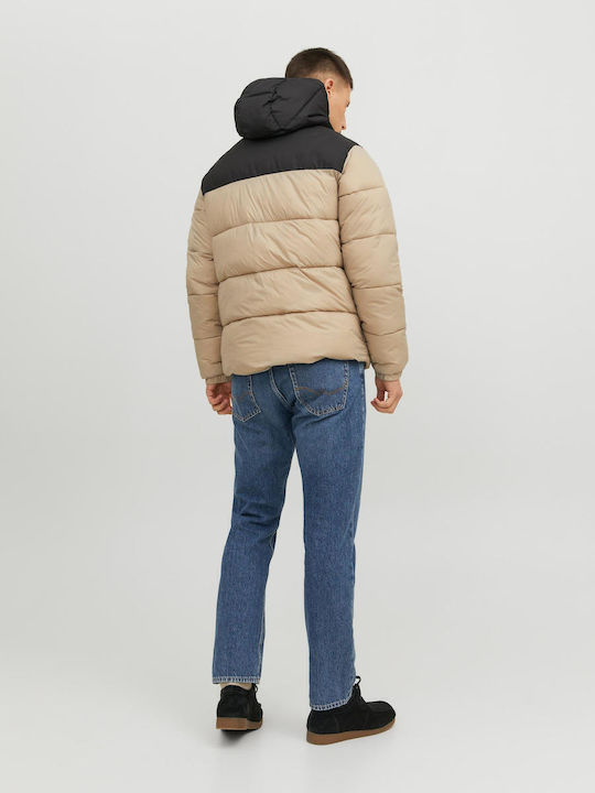 Winter Jacke Puffer Beige