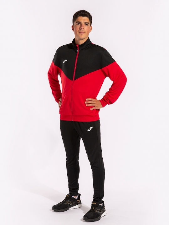 Joma Set Sweatpants with Rubber Red