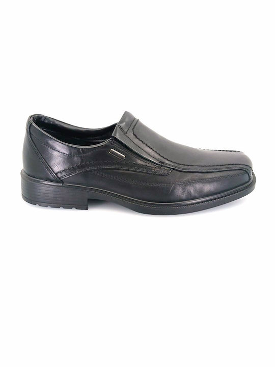 Imac Men's Leather Loafers Black -1968-011