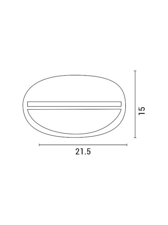 Eurolamp Wasserdicht Wandmontierte Deckenleuchte für den Außenbereich IP44 E27 Weiß