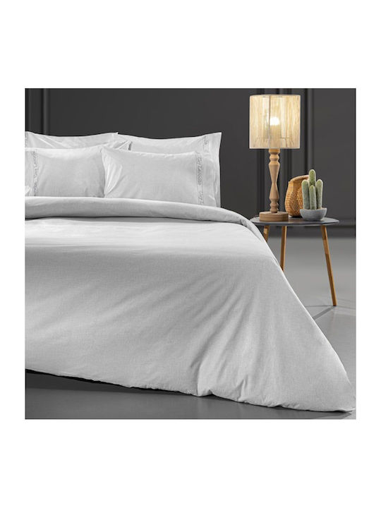 Guy Laroche Sheet Super-Double with Elastic 160x200+32cm. Color Plus Smoke