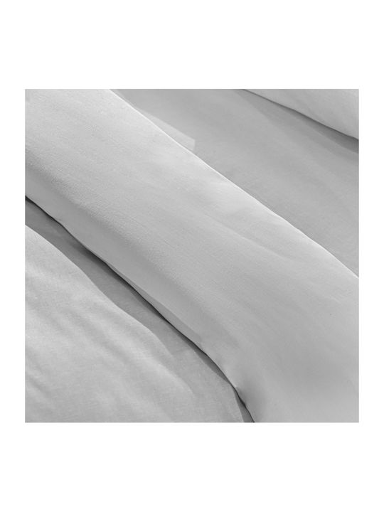 Guy Laroche Color Σεντόνι Ημίδιπλο με Λάστιχο 120x200+32εκ. Smoke