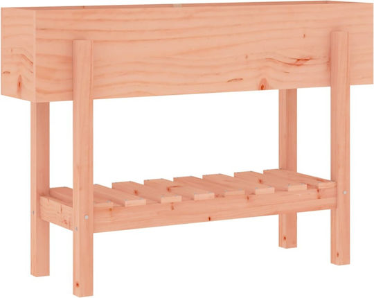 vidaXL Кутия за саксии Дърво Кафяв 101x30x69см.