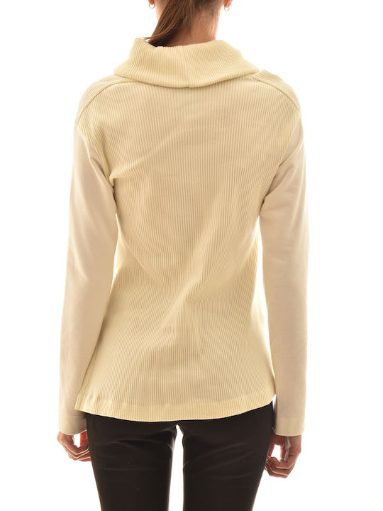 Lotus Eaters Damen Langarm Pullover Beige