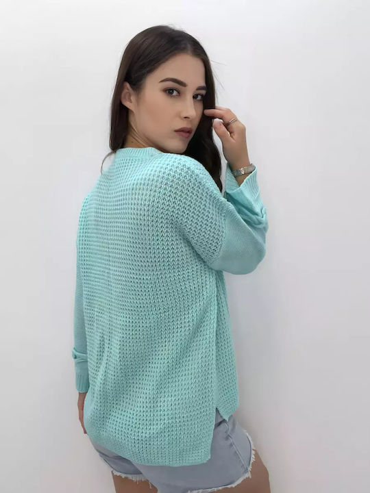 Volumex Damen Pullover Hellblau