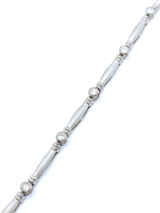 PS Silver Damen Armband Riviera aus Silber mit Zirkon