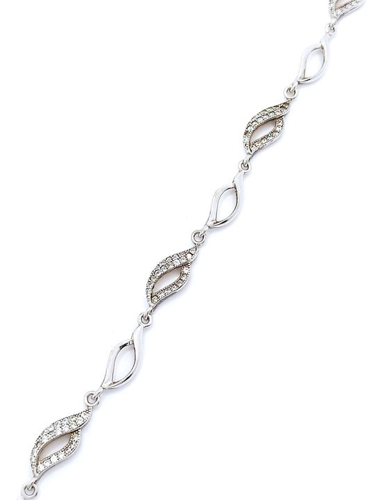 PS Silver Bracelet Riviera made of Silver with Zircon