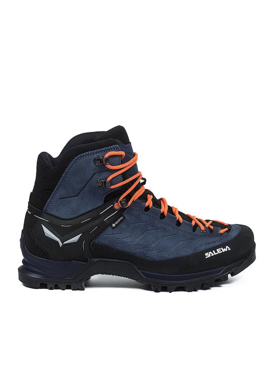 Salewa Mtn Trainer Mid Gtx Men's Hiking Waterproof Boots With Gore-Tex Membrane Green