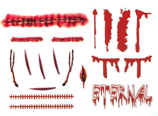 Carnival Tattoo Sleeve for Halloween Des. - 1 Set