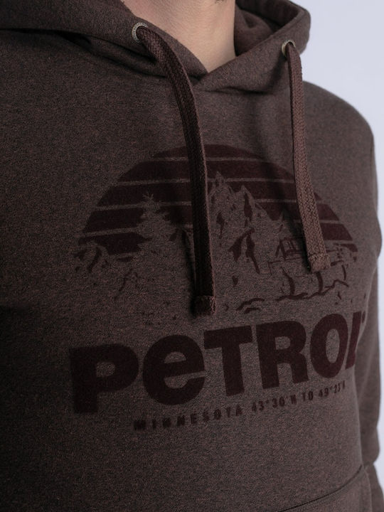 Sweatshirt with Hood Brown