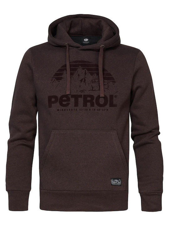 Sweatshirt with Hood Brown