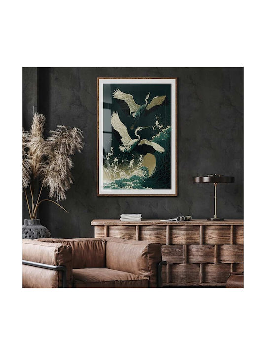 Walls Poster Flying Cranes 30x40cm