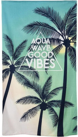 Aquawave Beach Towel Blue 150x80cm.