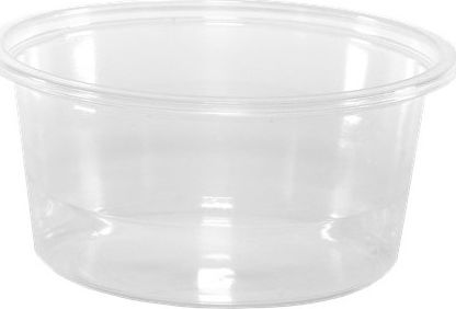 Set 50 Plastic Cups with Capacity 200ml Transparent