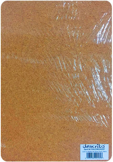 Describo FOLCOR210297 Cork Felt 3mm in Sheet FOLCOR210297 29.7x21cm