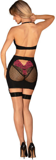 Obsessive Rosenty Top Sexy pentru femei Negru