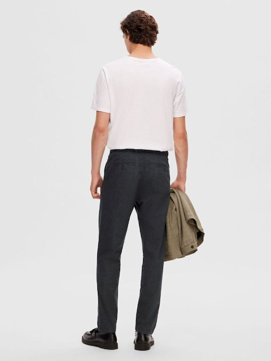 Selected Men's Trousers Chino in Slim Fit Gray