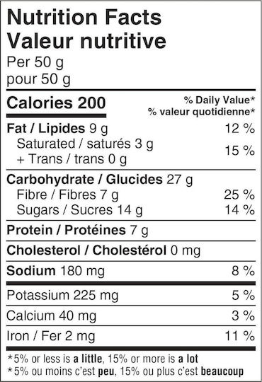Naak Energy / Nut Bar with Peanut Butter and Chocolate 50gr