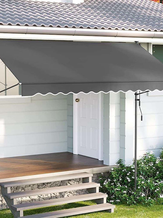 Songmics Zelt Terrasse Gray 3.5x1.3m