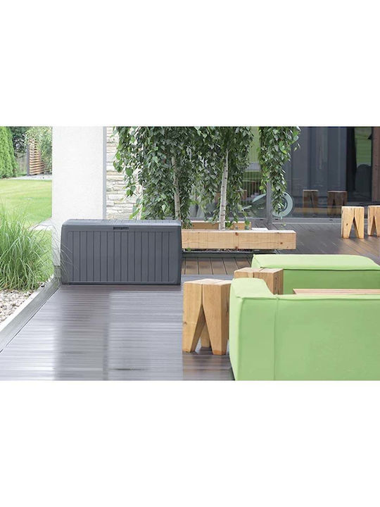 Prosperplast Außenlagerbox Kunststoff 290Es Anthracite L116xB47xH59.5cm