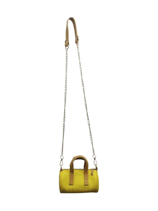 Damentasche Schultertasche Gelb