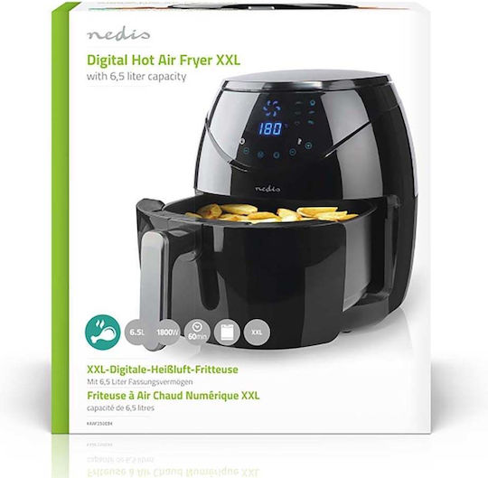 Nedis Air Fryer με Wi-Fi 6.5lt Μαύρο KAAF250EBK