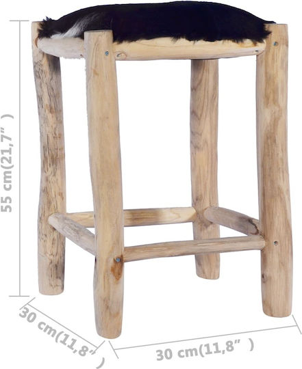 Hocker Bar Hölzernes Coffee 30x30x55cm