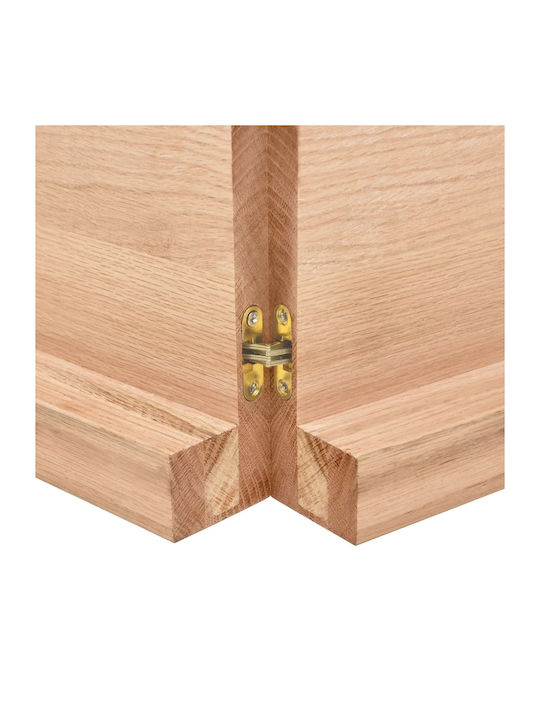 vidaXL Правоъгълена Повърхност на масата от MDF Кафяв 140x60x6см 363967 1бр