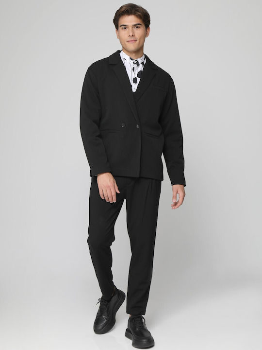 Tresor Men's Suit Jacket Black