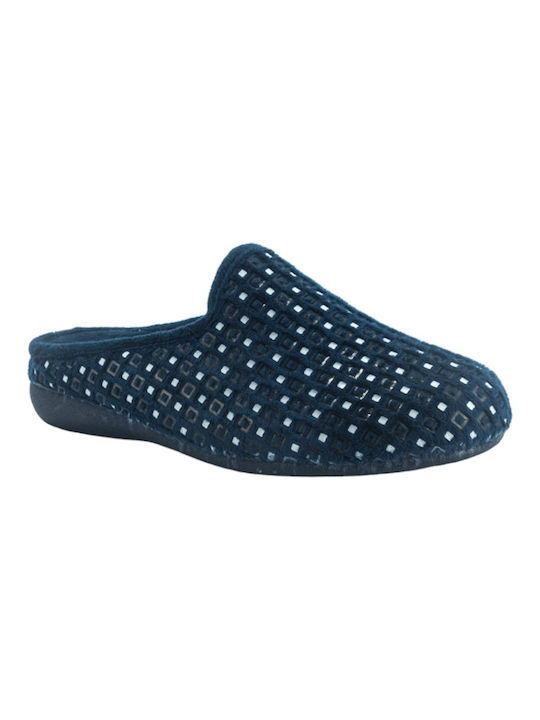 Adam's Shoes Men's Slipper Blue