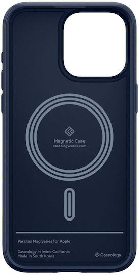 Caseology Parallax Mag Back Cover Plastic Midnight Blue (iPhone 15 Pro)