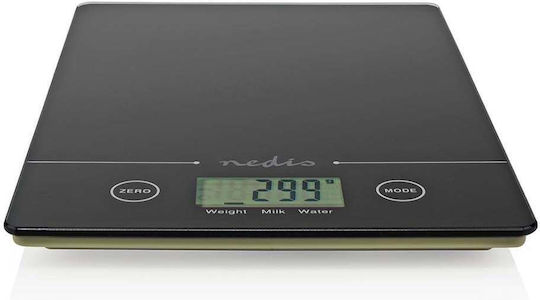 Nedis Ψηφιακή Ζυγαριά Κουζίνας έως 5kg Μαύρη