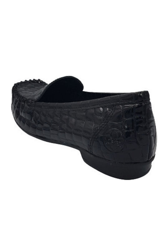 Leder Pumps Schwarz