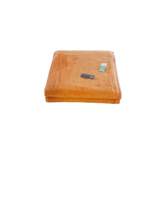 Manterol Casa Color Κουβέρτα Υπέρδιπλη 220x240εκ. Μπλε