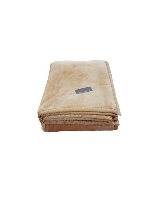 Manterol Casa Velvet Blanket Single 160x240cm Yellow