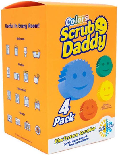 Scrub Daddy Set Bureți de bucătărie Albastru 4buc