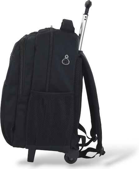 Ormi Sack Voyage Back 30lt Black with Wheels Fabric L50xW19xH34cm